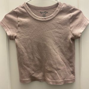Brandymelville brown ashlyn short sleeve top